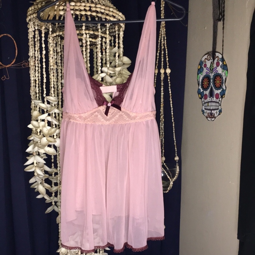 Victoria’s Secret VS Sexy Little Things Sheer Top See Through Sleep Lingerie - Picture 4 of 9